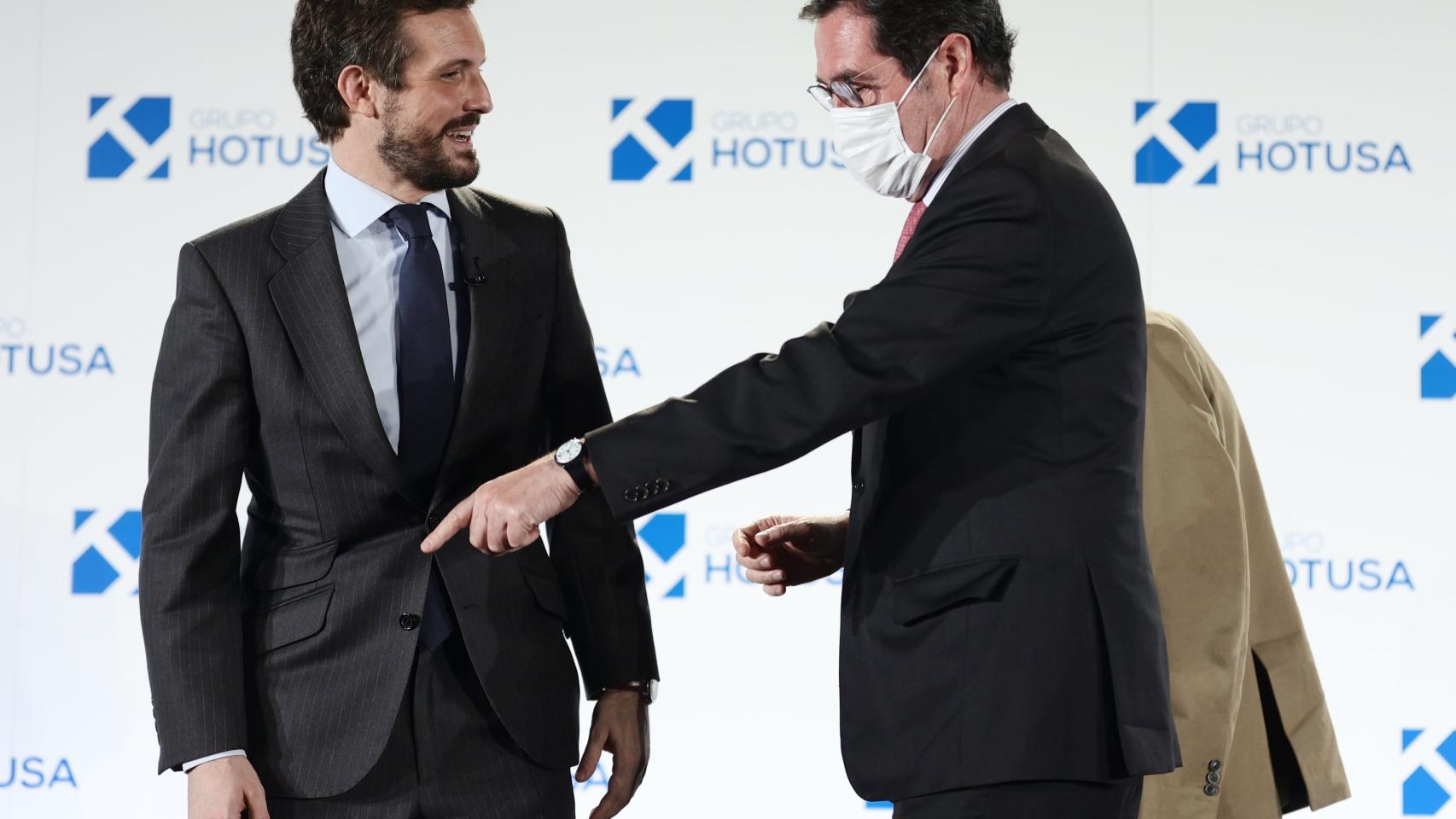 Antonio Garamendi and Pablo Casado seal the peace after the clash with the labor reform and ask for a tourist PERTE thumbnail
