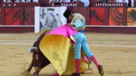 El torero Morante de la Puebla en una corrida de toros.