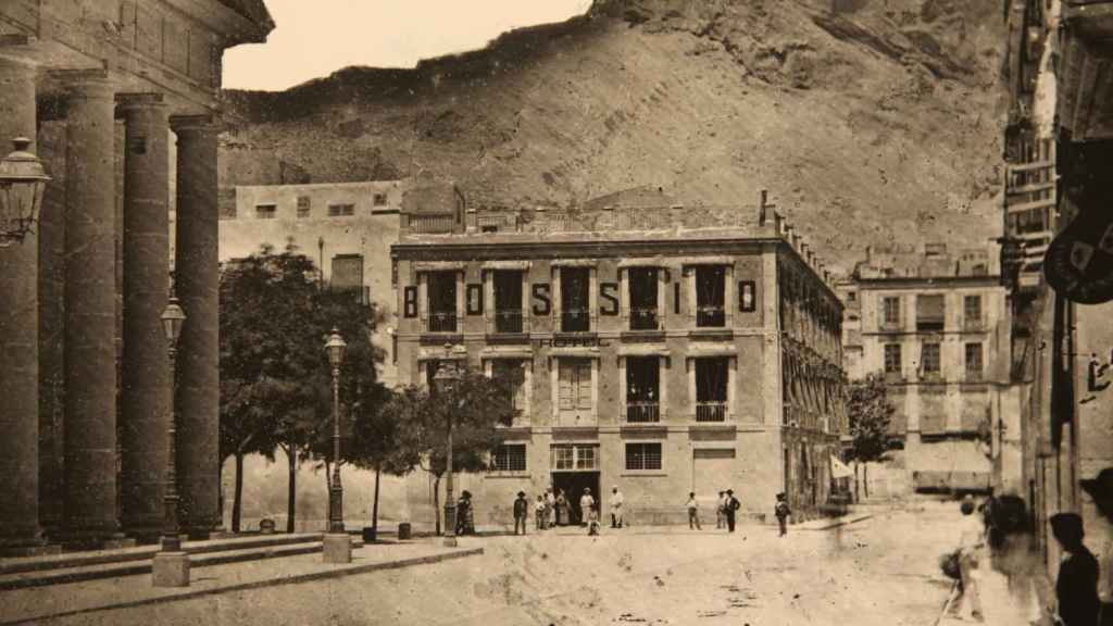 Fonda Bossio de Alicante en 1910.