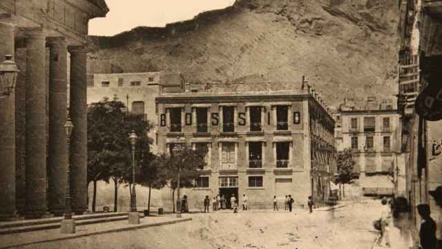 Fonda Bossio de Alicante en 1910.