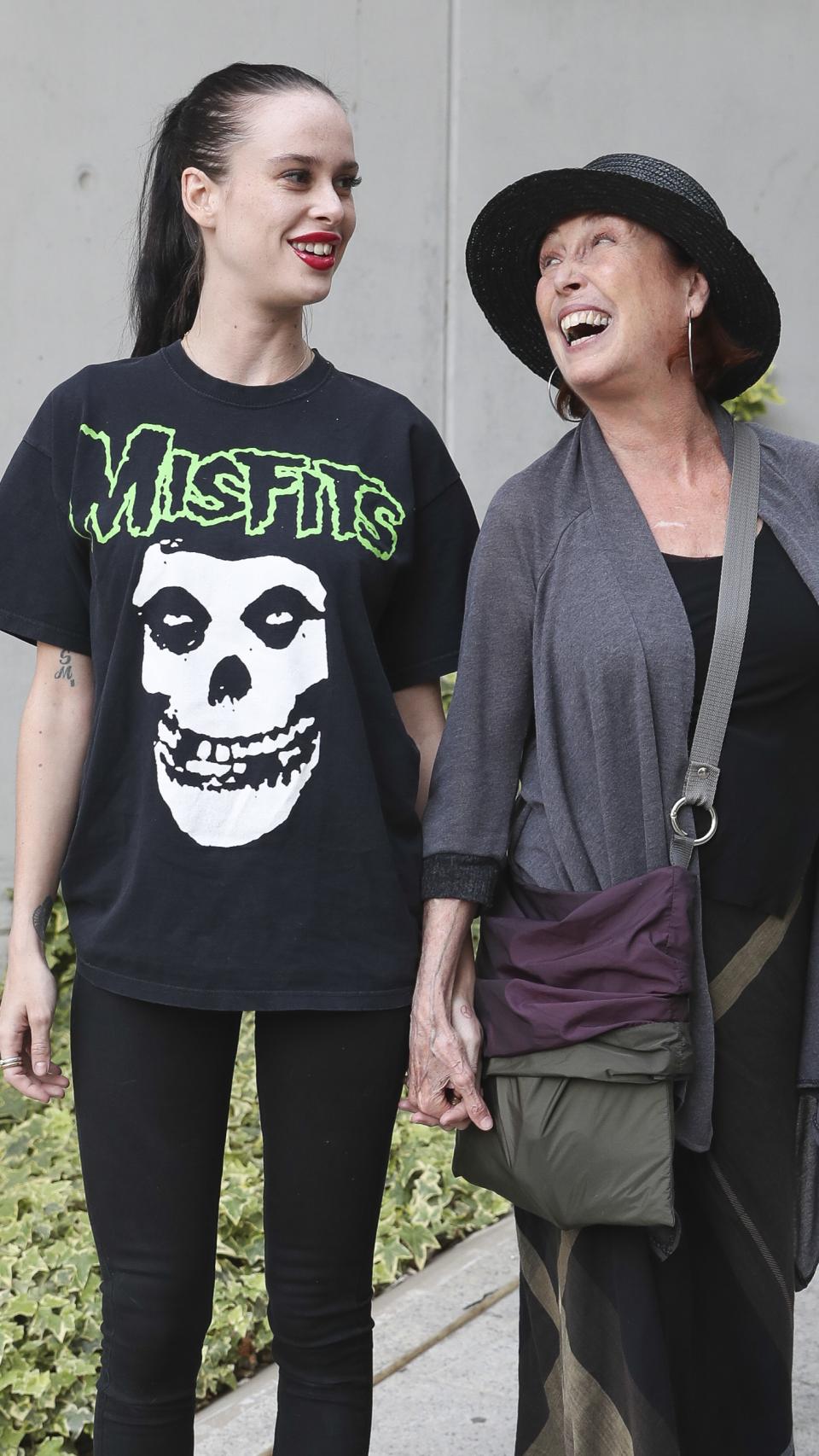 Verónica Forqué junto a su hija, María Iborra, en una imagen de archivo.