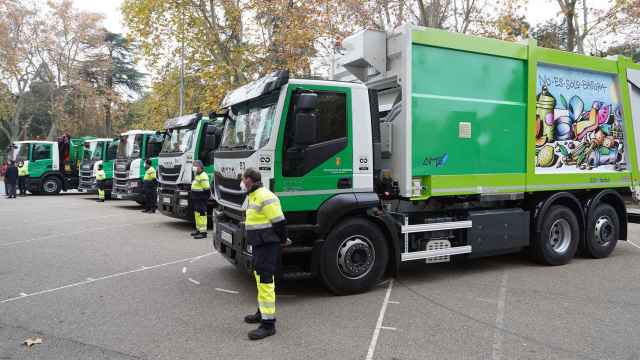 Nuevos camiones nuevos del Servicio de Limpieza de Valladolid