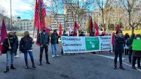 UPL en la manifestación por la biorrefinería de Barcial del Barco