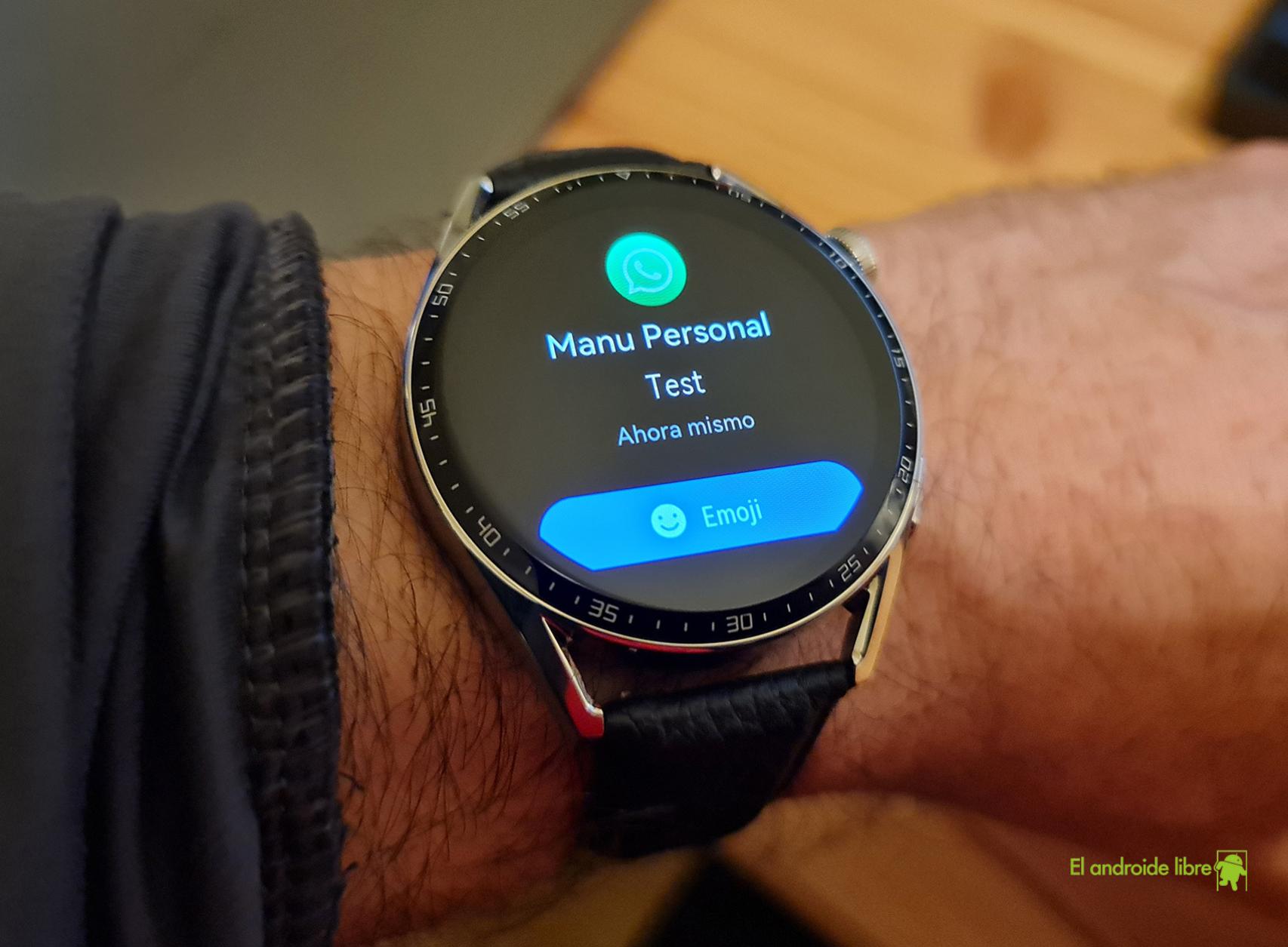 Ya puedes responder mensajes de WhatsApp y Telegram desde el Huawei Watch  GT 3