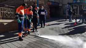 Presentación de las nuevas brigadas de limpieza en Albacete. Foto: Ayuntamiento de Albacete