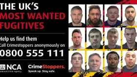Imagen de los 12 fugitivos británicos más buscados en España en 2022.