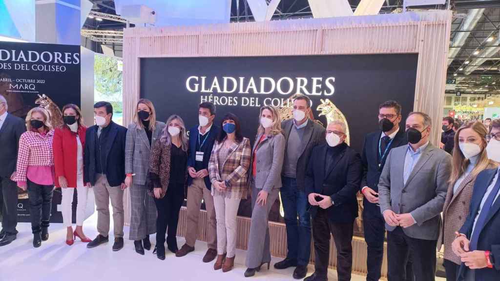 Presentación oficial de Gladiadores en la Feria Internacional de Turismo de Madrid.