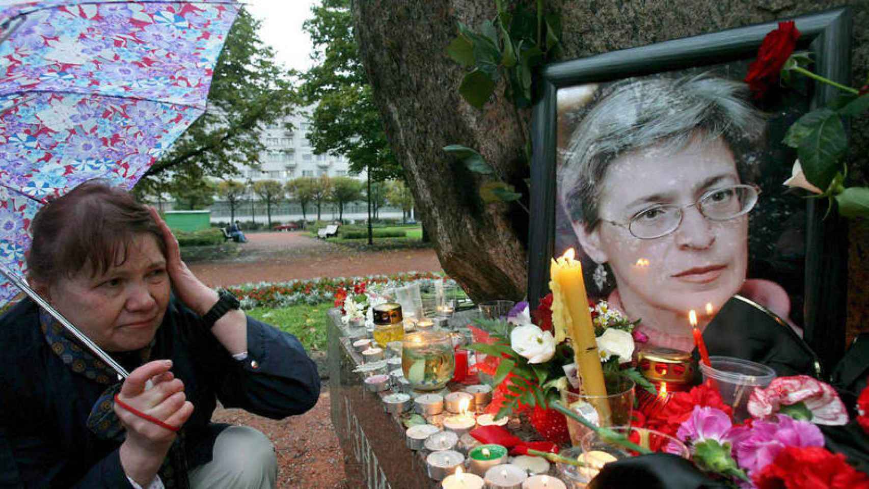 Homenaje a la periodista Anna Politkovskaya.