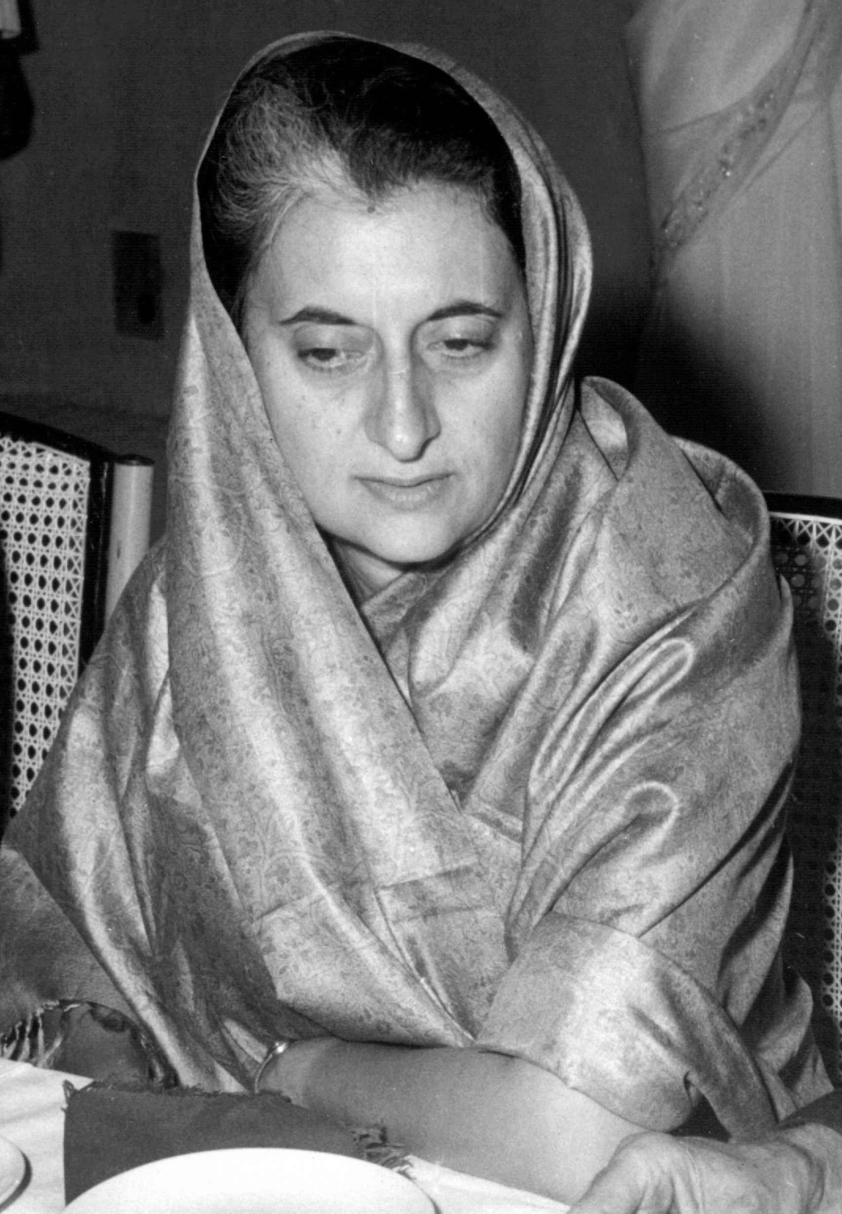 Indira Gandhi en 1967.
