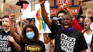 Manifestación de Black Lives Matter en Denver (EEUU).