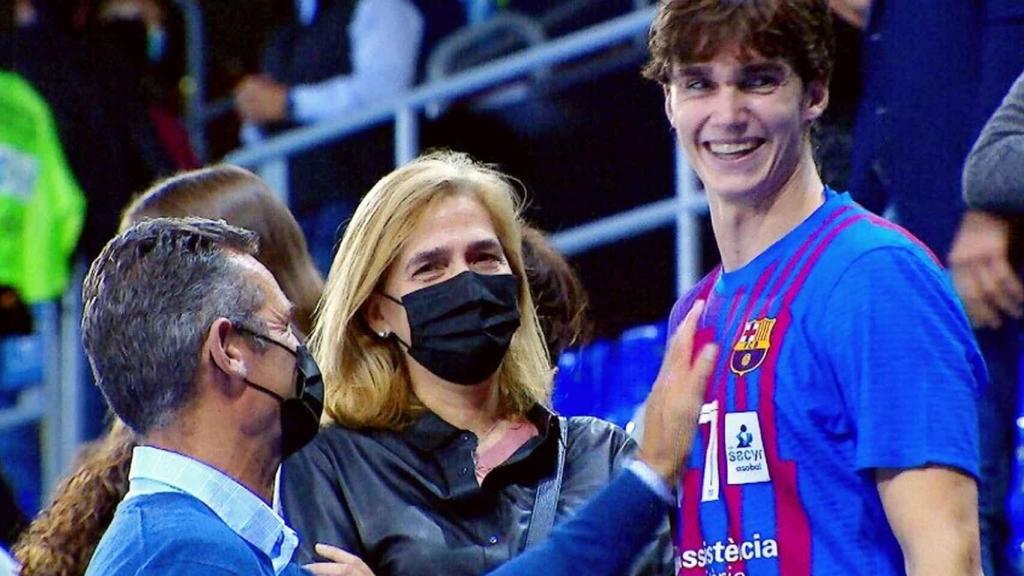 Pablo Urdangarin debutó con el Barça de balonmano el pasado 23 de octubre.