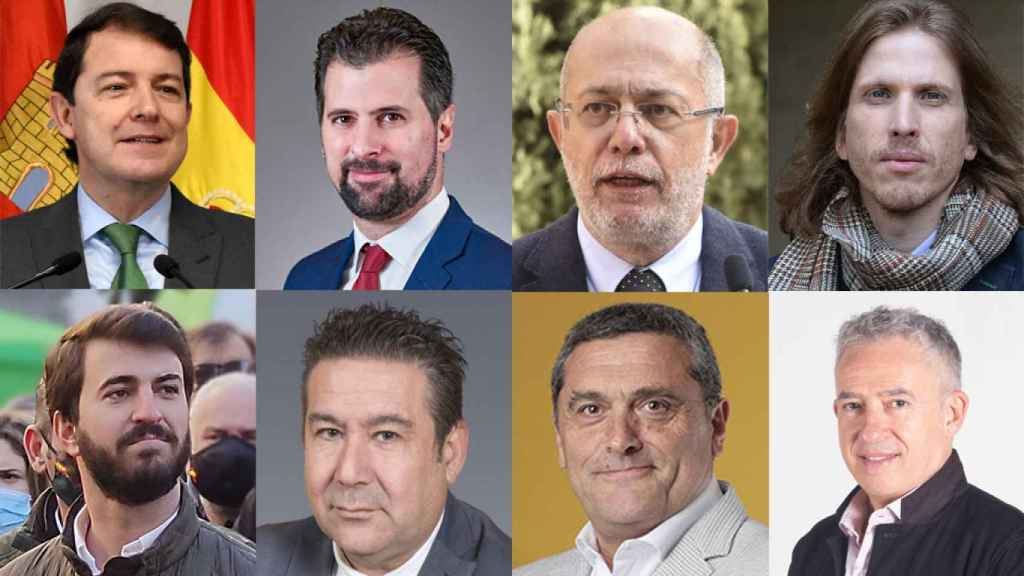 Los candidatos a la presidencia de la Junta de Castilla y León