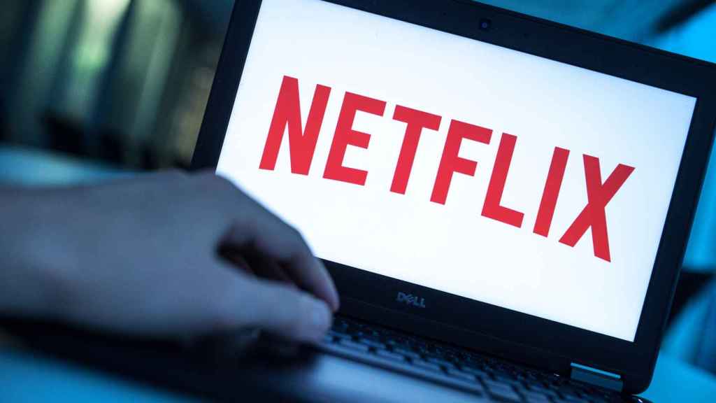Logo de Netflix en la pantalla de un ordenador