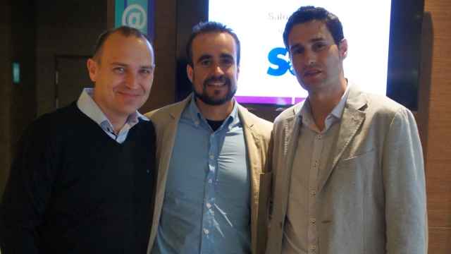 José Antonio, Roberto y Rafael, artífices de este proyecto de prevención de la conducta suicida.