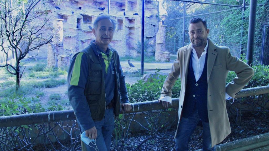 Quevedo y Rábago, junto a la población de ibis eremita.
