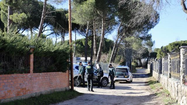 Registro en el chalé de Traspinedo por la desaparición de Esther López