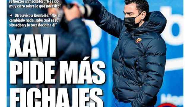 La portada del diario Mundo Deportivo (23/01/2022)