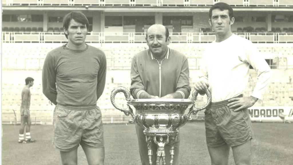 Santiago Aragón García, a la izquierda, y Antonio Benítez, a la derecha.