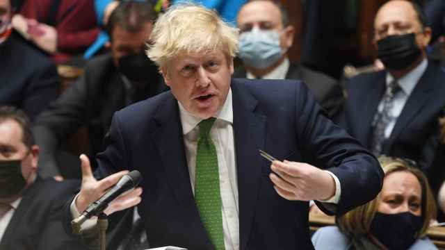 El primer ministro de Reino Unido, Boris Johnson, en el Parlamento británico. Efe