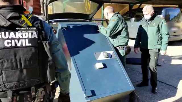 Operación de la Guardia Civil por el robo de una caja fuerte en Mombuey