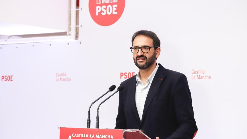 Sergio Gutiérrez, secretario de Organización del PSOE CLM. Foto: PSOE CLM