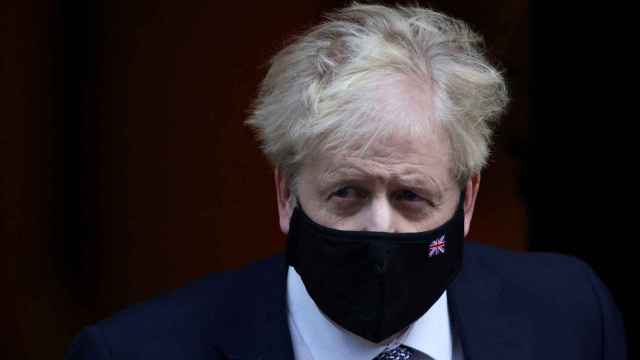 Boris Johnson en Downing Street. Reuters