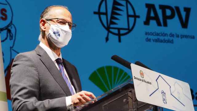 Luis Fuentes en los premios de Periodismo Miguel Delibes