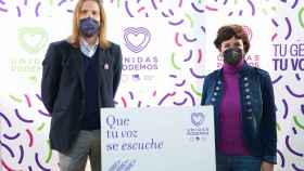 Foto de la presentación del lema de Unidas Podemos / Miriam Chacón ICAL