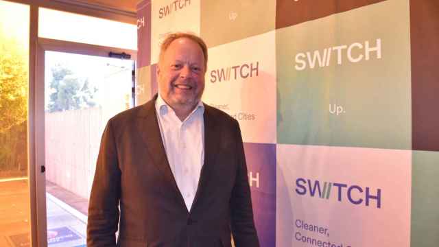 Andrew Palmer, CEO de Switch Mobility, en un momento de la entrevista de hoy