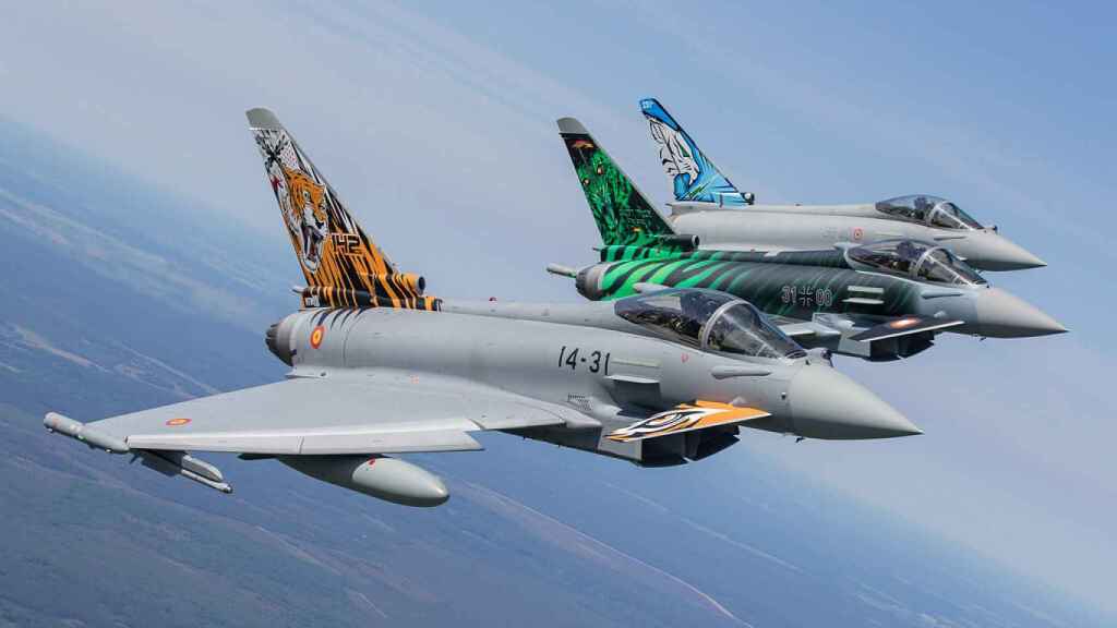 Eurofighters del ala 14 del Ejército del Aire.