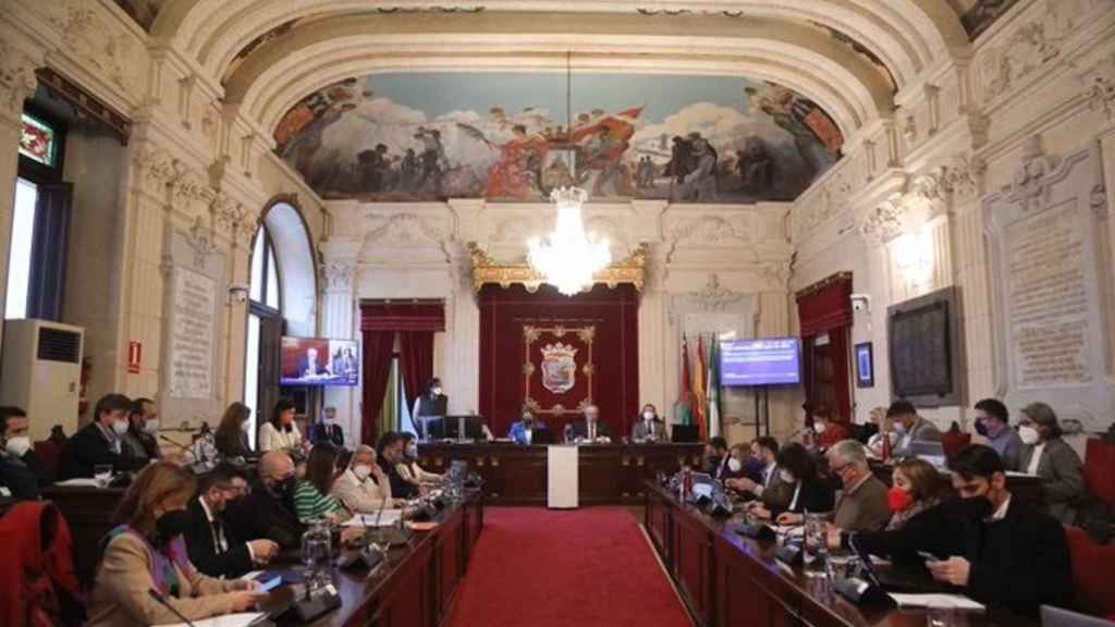 Imagen del Pleno del Ayuntamiento de Málaga.