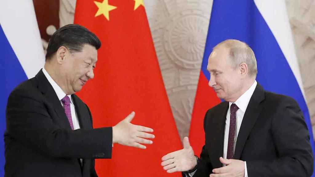 Xi Jinping y Vladimir Putin en una imagen de archivo.