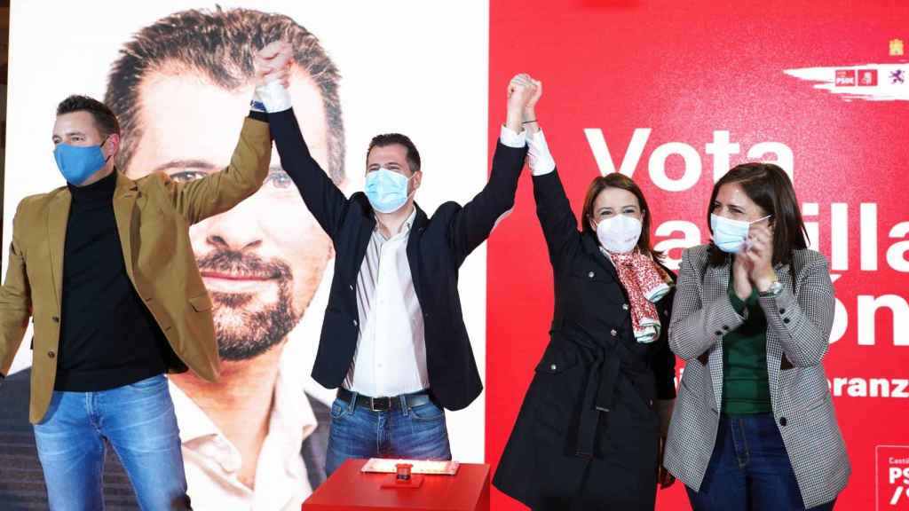 Luis Tudanca eligió Burgos para iniciar la campaña del PSOECyL