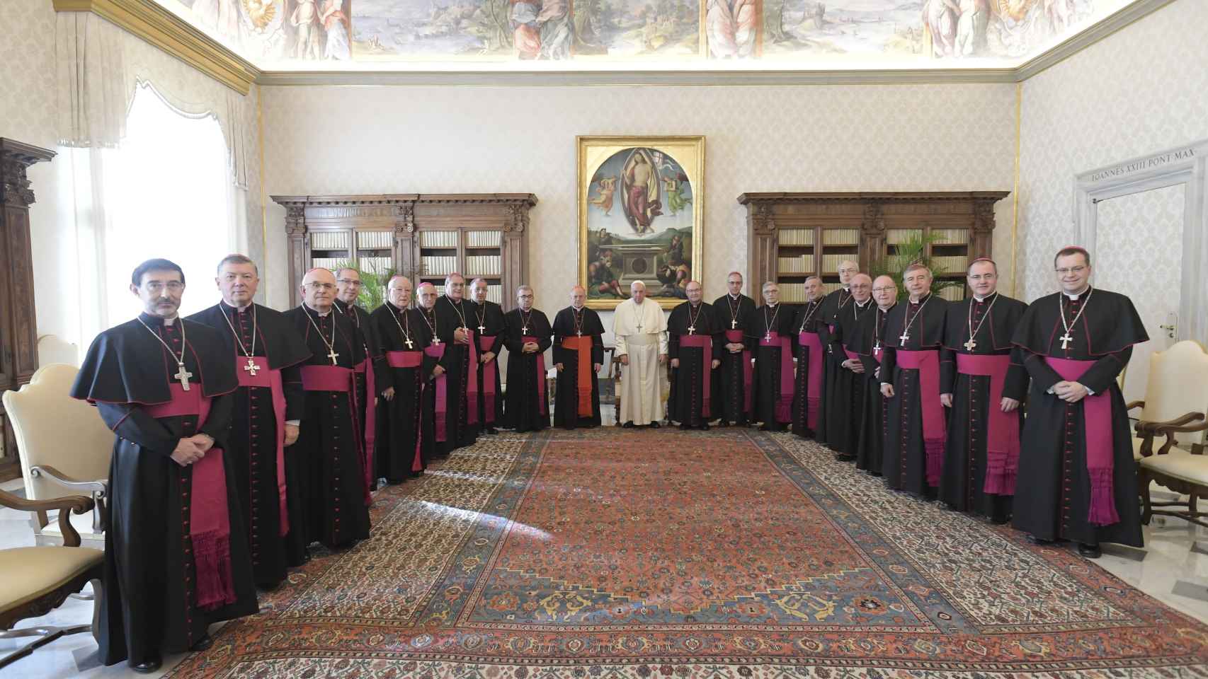 Reunión en el Vaticano de los 19 prelados con el Papa Francisco