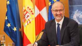 El presidente de las Cortes de Castilla y León, Luis Fuentes, en su participación en la Comisión Permanente de la Conferencia de las Asambleas Legislativas de Europa (CALRE)