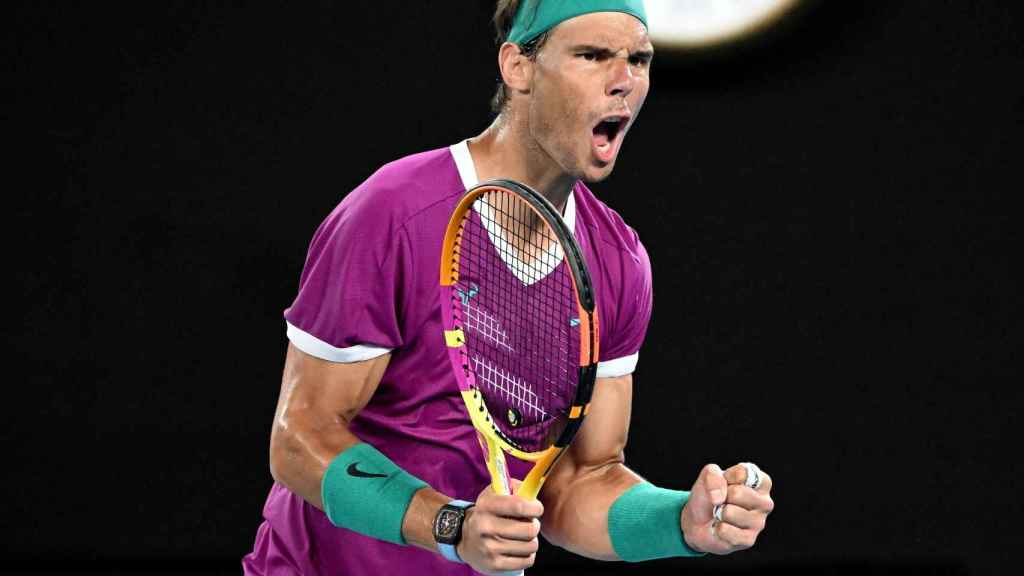 Rafael Nadal en el Open de Australia