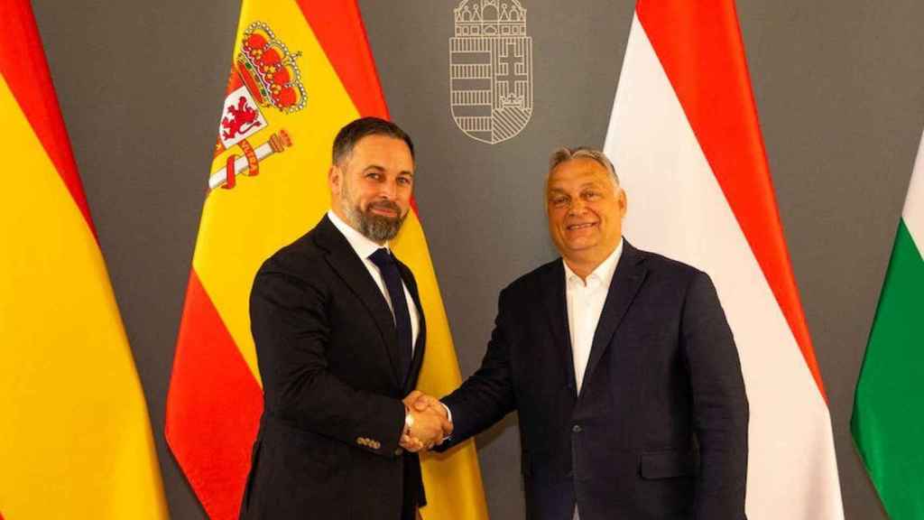 Santiago Abascal y Viktor Orbán, en una reunión reciente celebrada en Hungría.