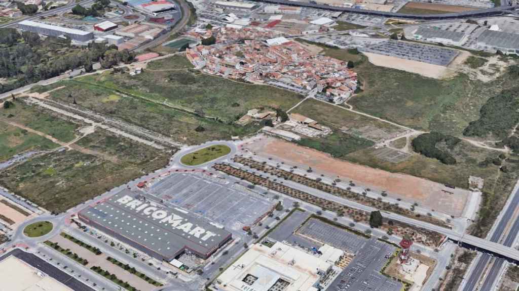 Vista aéreas de los terrenos de Málaga donde se plantea el centro empresarial.
