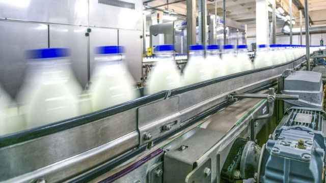 Industria láctea. Imagen de archivo