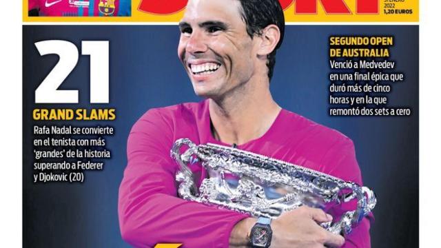 La portada del diario SPORT (31/01/2022)