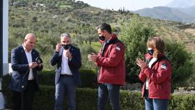 Pedro Sánchez en el parque nacional Sierra de las Nieves en Málaga.