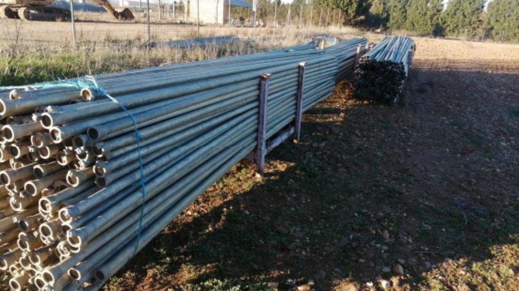 Hacer las tareas domésticas fútbol americano Cubo Cinco detenidos por robar material de riego en explotaciones agrícolas de  la provincia de Valladolid