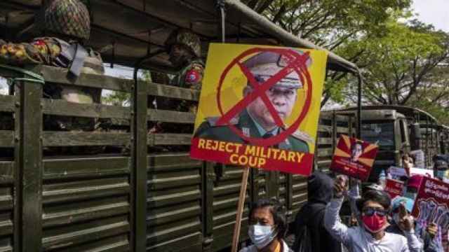 Protestas en Birmania contra el golpe de Estado. EP