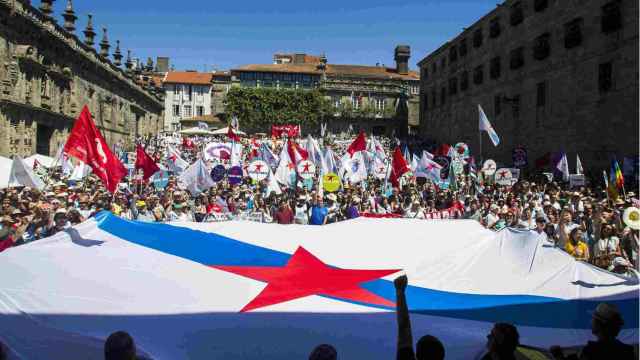 Manifestación independentista en Galicia.