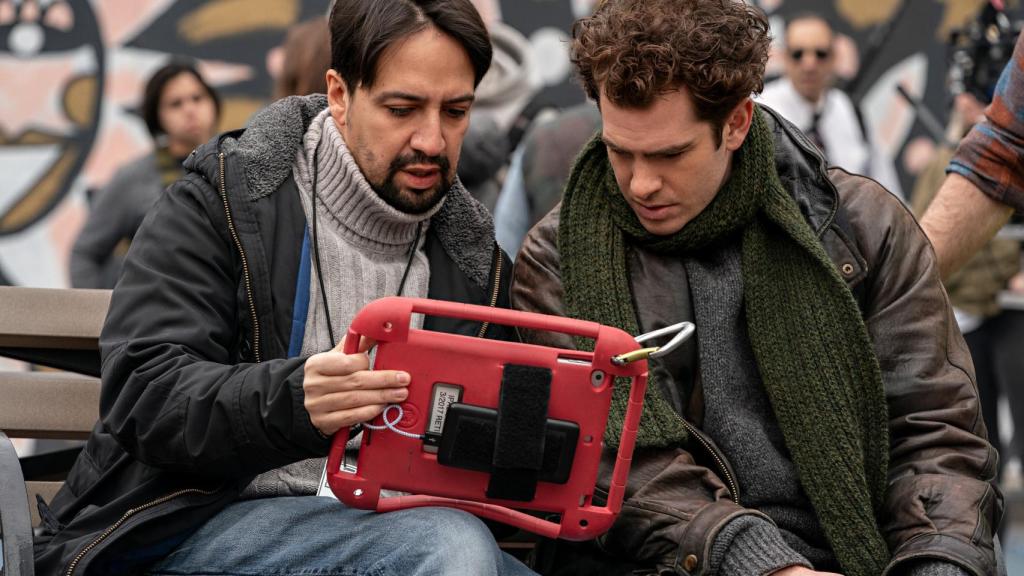 Lin-Manuel Miranda y Andrew Garfield.