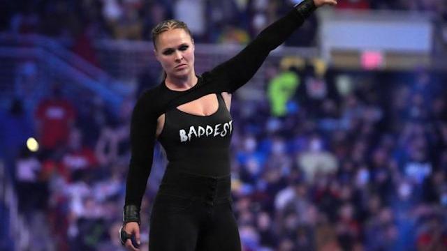 Ronda Rousey, en su regreso a la WWE tras su maternidad