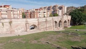 El acueducto de San Telmo acaba en Ciudad Jardín.