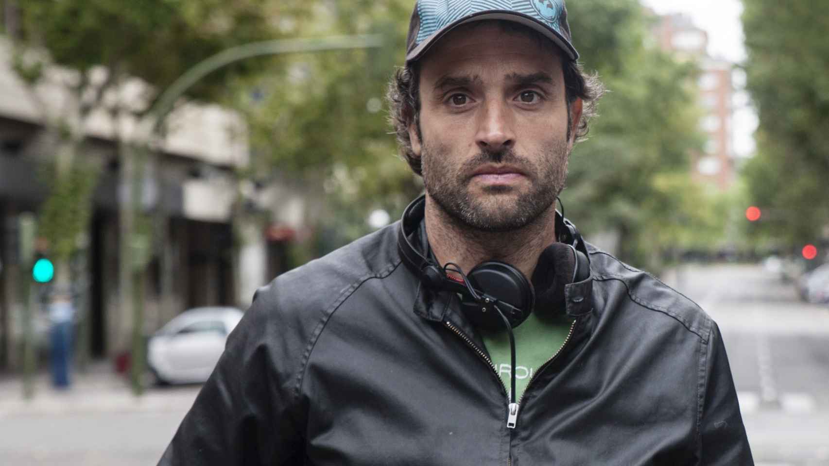 Daniel Guzmán en el rodaje de 'Canallas', su primera película desde 'A cambio de nada'.