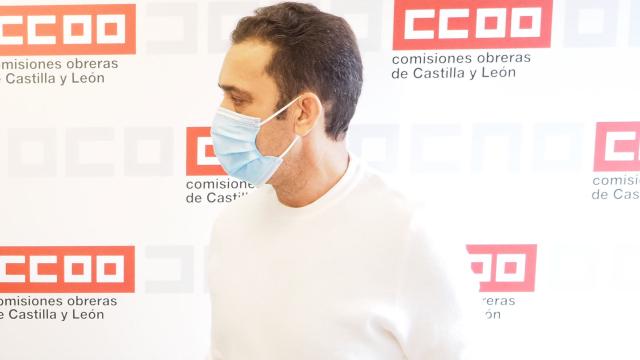 El secretario regional de CCOO, Vicente Andrés