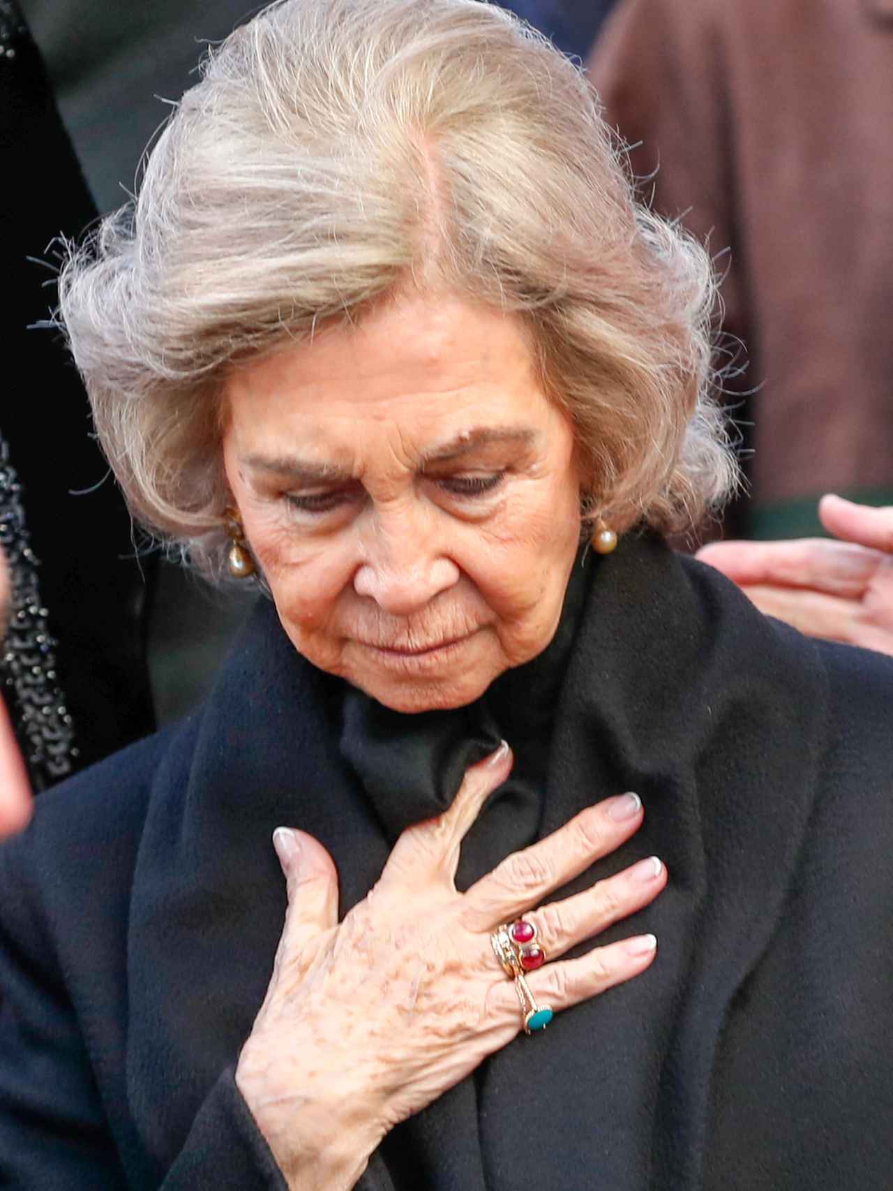 La reina Sofía se encontraba en Baqueira cuando murió su madre.